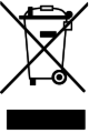 Symbol der durchgekreuzten Mülltonne