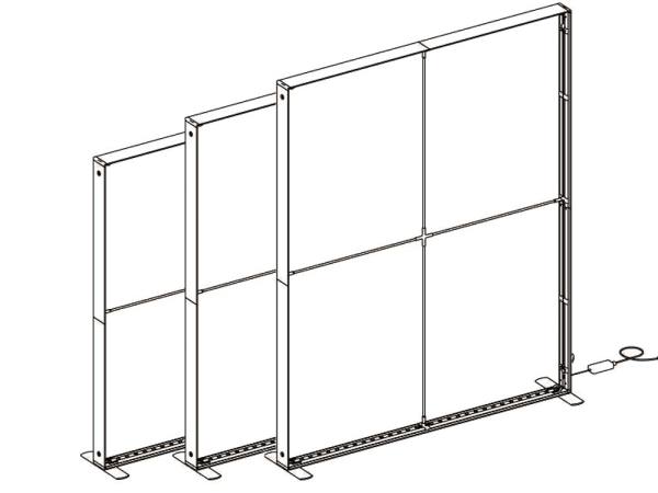 LED LIGHTBOXEN 200 cm BREIT