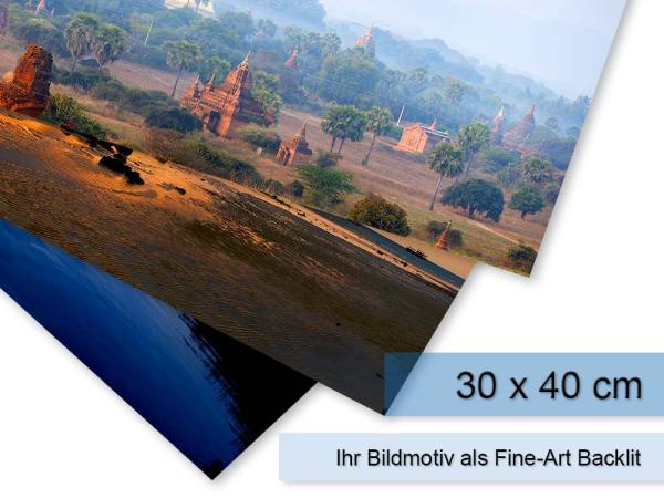 Ihr Bildmotiv als Fine-Art Backlit für den picturelight Leuchtrahmen im Format 30 x 40 cm