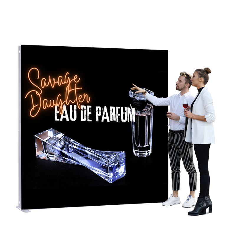 SEGO Lightbox 200x200 cm, LED Spannrahmen doppelseitig